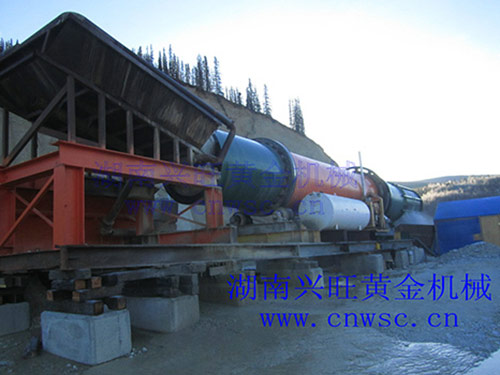 脫泥選金機 國外作業